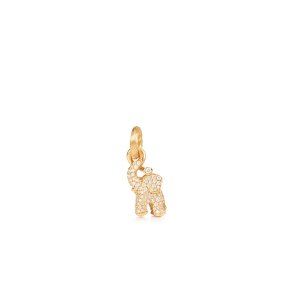 OLE LYNGGAARD COPENHAGEN: Elephant charm pav� - Lille - A2833-412