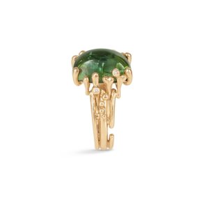 OLE LYNGGAARD COPENHAGEN: BoHo Ring - Guld - Turmalin - Diamanter - A2933-403