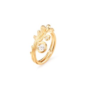 OLE LYNGGAARD COPENHAGEN: BoHo Ring - Guld - Diamant - A2947-402