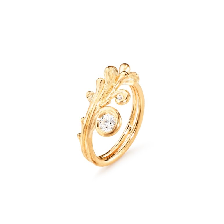 OLE LYNGGAARD COPENHAGEN: BoHo Ring - Guld - Diamant - A2947-402