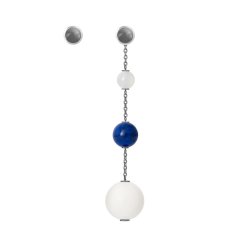 OLE LYNGGAARD COPENHAGEN: Lotus reringe Slv/Gr Mnesten - A3035-302