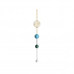 OLE LYNGGAARD COPENHAGEN: Lotus Vedhng til reringe - Guld - Slv - Sten - A3036-305