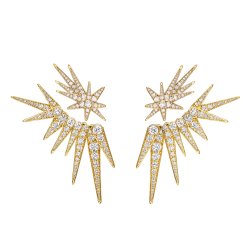 OLE LYNGGAARD COPENHAGEN: Funky Shooting Stars restik - rering - hjre - Guld - A3101-401