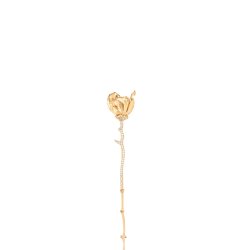 OLE LYNGGAARD COPENHAGEN: Wild Rose broche - lille -Guld - Diamanter - A3133-401