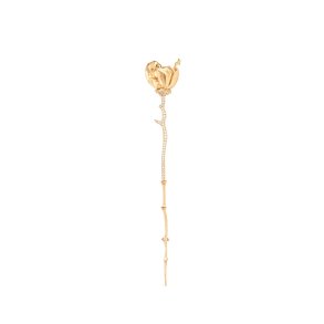 OLE LYNGGAARD COPENHAGEN: Wild Rose broche - lille -Guld - Diamanter - A3133-401