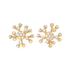 OLE LYNGGAARD COPENHAGEN:  WILD ROSE RESTIKKER - rering - Guld - Brillanter - A3139-401