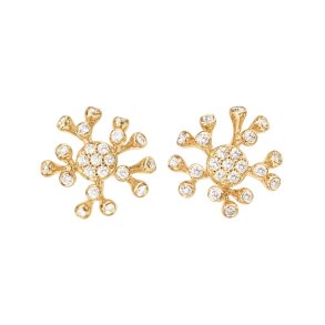 OLE LYNGGAARD COPENHAGEN:  WILD ROSE RESTIKKER - rering - Guld - Brillanter - A3139-401