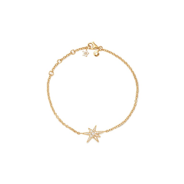 OLE LYNGGAARD COPENHAGEN: Funky Stars - Armbnd - Guld - A3203-401