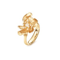 OLE LYNGGAARD COPENHAGEN: Wild Rose ring - Guld - A3219-401