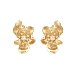 OLE LYNGGAARD COPENHAGEN:  WILD ROSE RESTIKKER - rering - Guld - Brillanter - A3240-401