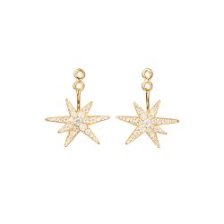 OLE LYNGGAARD COPENHAGEN: Funky Stars reringe Vedhng - Guld - Brillanter - A3246-401