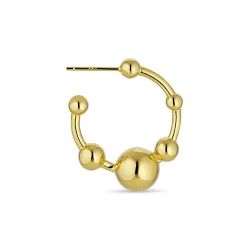 Jane Knig: Atomic Hoop rering - Forgyldt Slv - AH-SS24-G