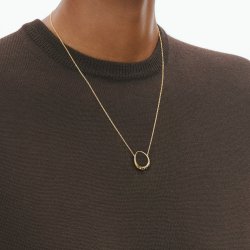 Georg Jensen: Offspring, Vedh�ng - Halsk�de - Lille - Guld - Brillanter - 20001939