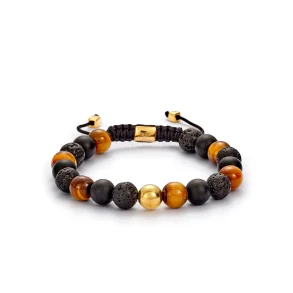 Alexander Lynggaard: ColorUp Los Angeles Braided armbnd (8mm) - B00023