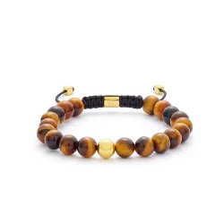 Alexander Lynggaard: ColorUp Tiger Eye - Tigerje armbnd (8mm) - B00103