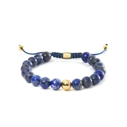 Alexander Lynggaard: Lapis Braided armbnd (8mm) - B00163