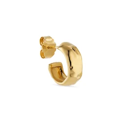 Jane Knig: BRUISED HEART CREOLE rering - Forgyldt Slv - BHH-SS23-G