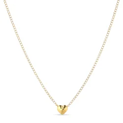 Jane Knig: Bruised Heart Necklace halskde - FORGYLDT Sterlingslv - BHN-SS23-G