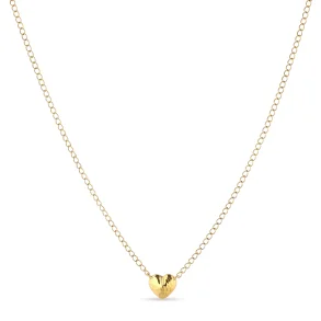 Jane Knig: Bruised Heart Necklace halskde - FORGYLDT Sterlingslv - BHN-SS23-G