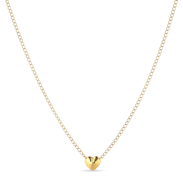 Jane Knig: Bruised Heart Necklace halskde - FORGYLDT Sterlingslv - BHN-SS23-G