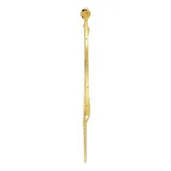 Jane K�nig: Big Orbis Chain Hoop �rering - �restik - Forgyldt S�lv - BOCH-SS25-G