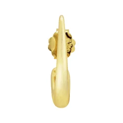 Jane K�nig: Big Orbis Drop Stud �rering - �restik - Forgyldt S�lv - BODS-SS25-G