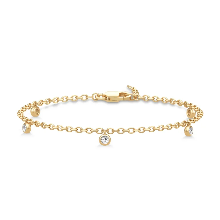 Julie Sandlau: Grace bracelet -  Forgyldt Slv Armbnd - BR336GDCZ