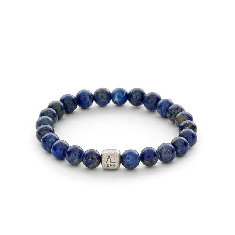 Alexander Lynggaard: ColorUp Lapis Cubes (8mm) Armbnd - C00160