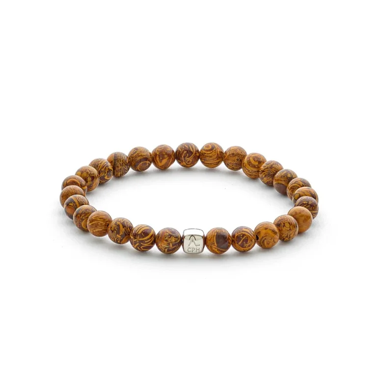 Alexander Lynggaard: ColorUp Elephant Jasper armbnd (6mm) - C01050