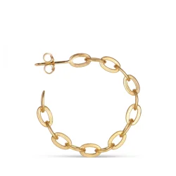 Jane Knig: Row Hoop rering - Forgyldt Slv - CH01-AW2100-G