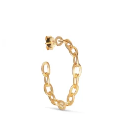 Jane Knig: Row Hoop rering - Forgyldt Slv - CH01-AW2100-G