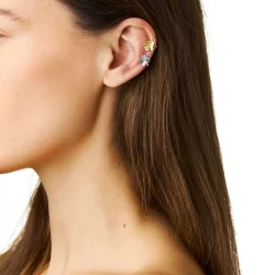 Flora Danica: Firklver Ear Cuff - reringe - forgyldt slv - FLC-EaCu-G