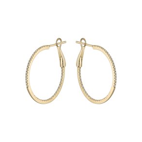 Guldbrandsen: Lux Creoler - Str. 3 - Guld - Brillanter - DIE152-D-Y