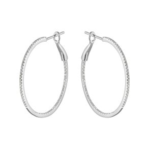 Guldbrandsen: Lux Creoler - Str. 4 - Hvidguld - Brillanter - DIE152B-w