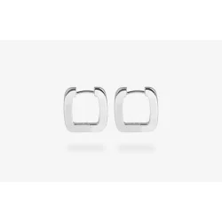IX STUDIOS:IX BOLD SQUARE HOOPS reringe - Slv - DMB0342SL
