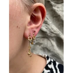 Dulong: Piccolo Golden Desert reringe - Guld - Mix sten - PIC1-A2016 