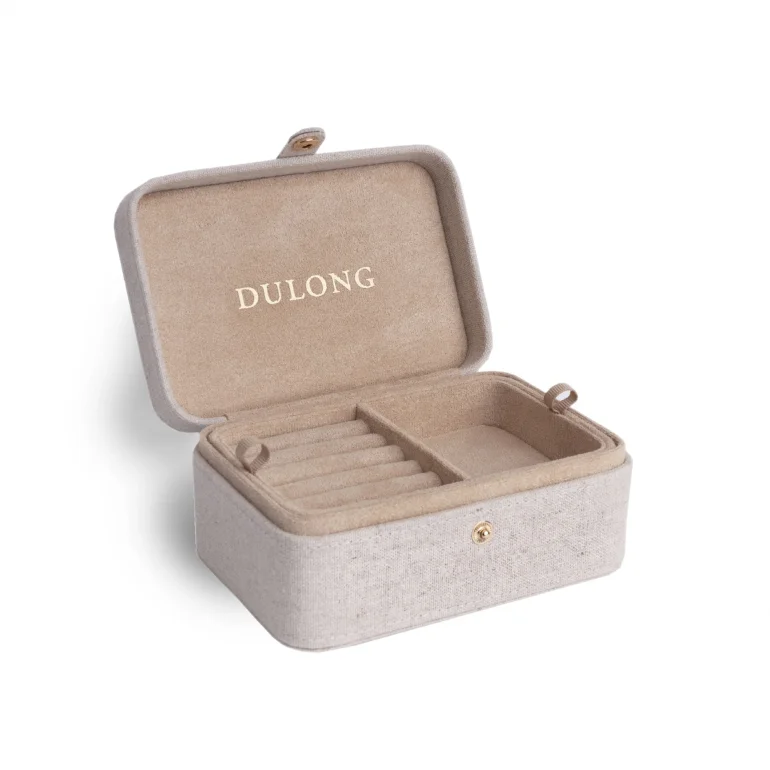 Dulong: Rejsesmykkeskrin - Linen - 80022