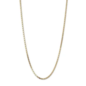 Jane Knig: ENVISION S-CHAIN halskde - FORGYLDT Sterlingslv - ESCN01SS2100-G