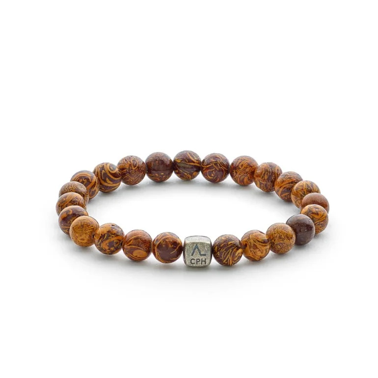Alexander Lynggaard: ColorUp Elephant Jasper armbnd (8mm) - C01060