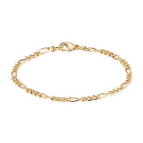 BNH: Figaro armbnd - Guld - 14kt - 18,5cm