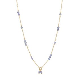 Carr Copenhagen: Guldbelagt halskde 38+2cm - Sterling slv - FC4364TZ38+2,5+2,5cm