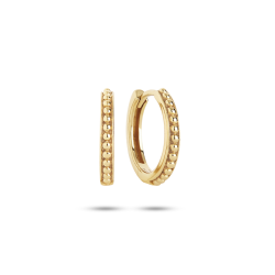 Carr� Copenhagen: Guldbelagte Hoops �reringe - FH4302 1,5cm