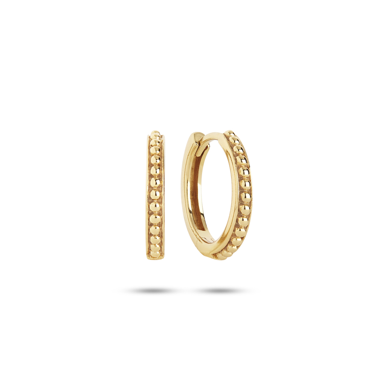Carr� Copenhagen: Guldbelagte Hoops �reringe - FH4302 1,5cm