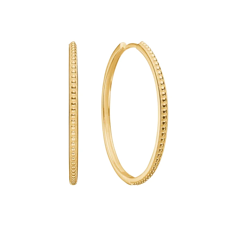 Carr Copenhagen: Guldbelagte Hoops reringe - FH4302_3,5cm