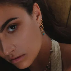 Carr Copenhagen: Guldbelagte Hoops reringe - FH44002cm