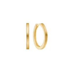 Carr Copenhagen: Guldbelagte Unicorn Hoops - reringe - 2cm - FH44152cm