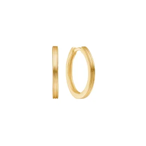 Carr Copenhagen: Guldbelagte Unicorn Hoops - reringe - 2cm - FH44152cm