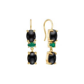 Carr Copenhagen: Guldbelagte reringe - Agat - FH4452BAGRBA