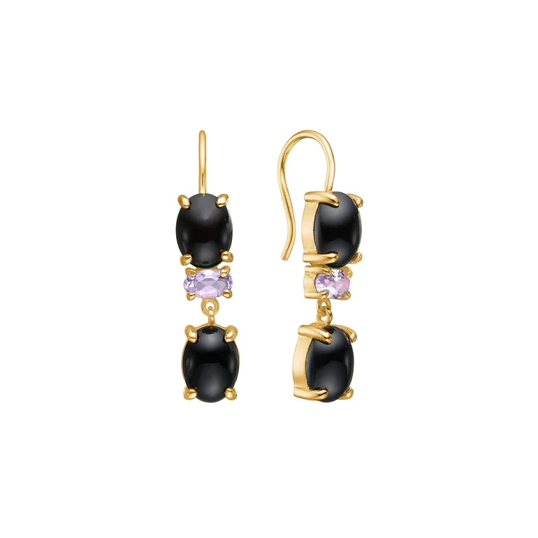 Carr Copenhagen: Guldbelagte reringe - Agat - FH4452BAAMBA