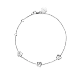 Flora Danica: Forglemmigej armbnd - slv - FMN-Br-S